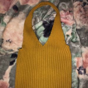 Forever 21 cropped halter top